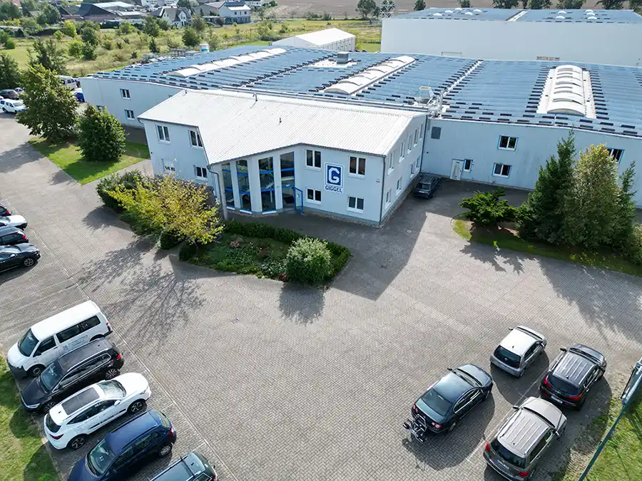 Gebäude von der Giggel GmbH aus der Vogelperspektive